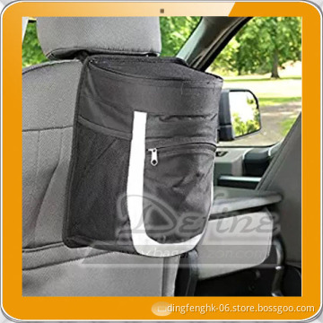 Highly Rated Car Trash Bag with Bottle Holders Storage Pocket
